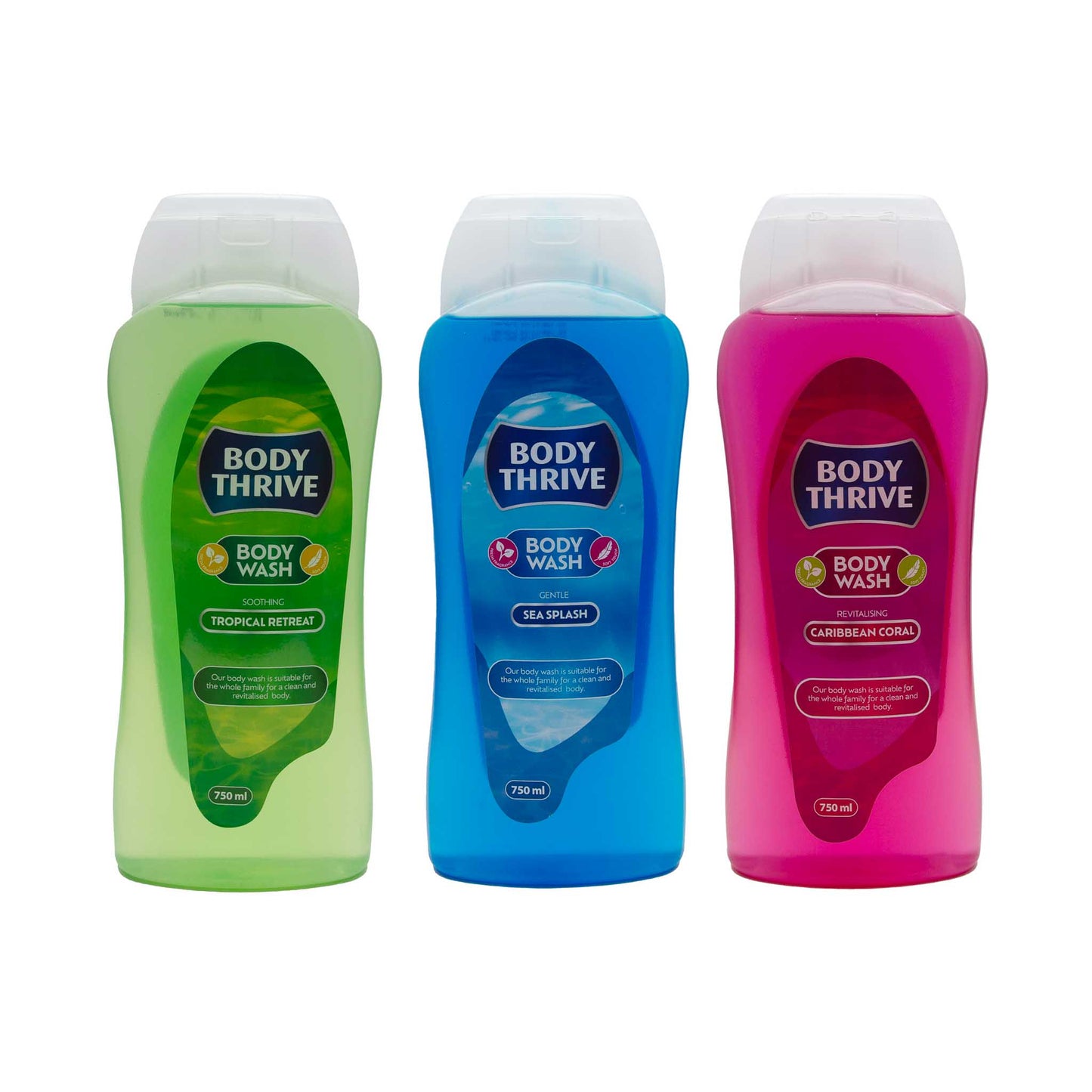 Body Thrive Caribbean Coral Body Wash (750ml)