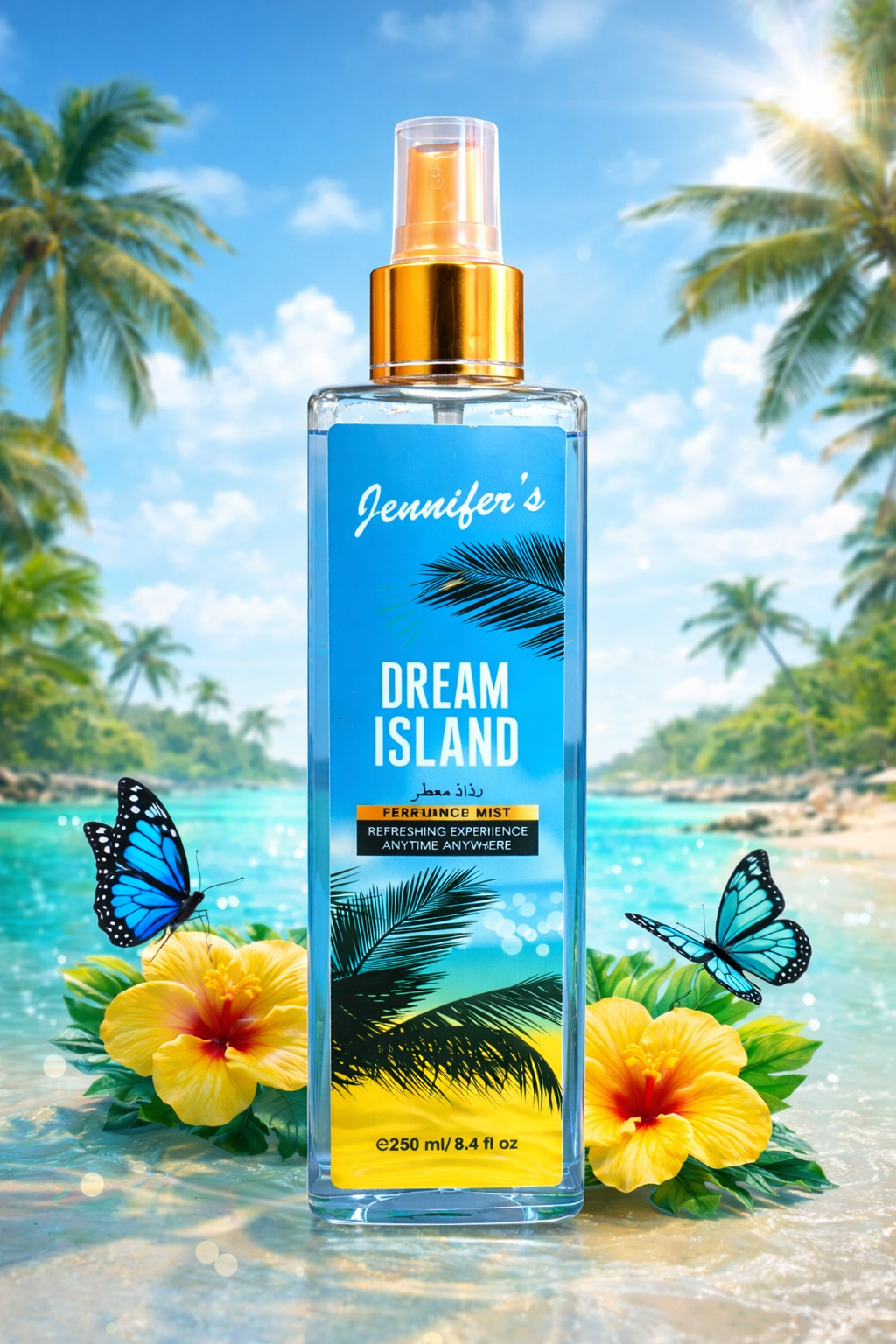 Jennifer's Fragrance Mist Dream Island 250ml
