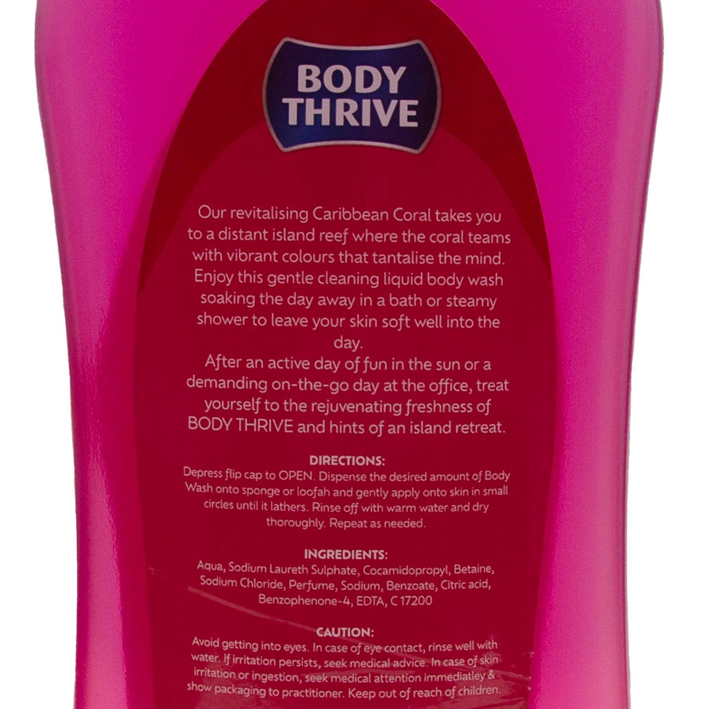 Body Thrive Caribbean Coral Body Wash (750ml)