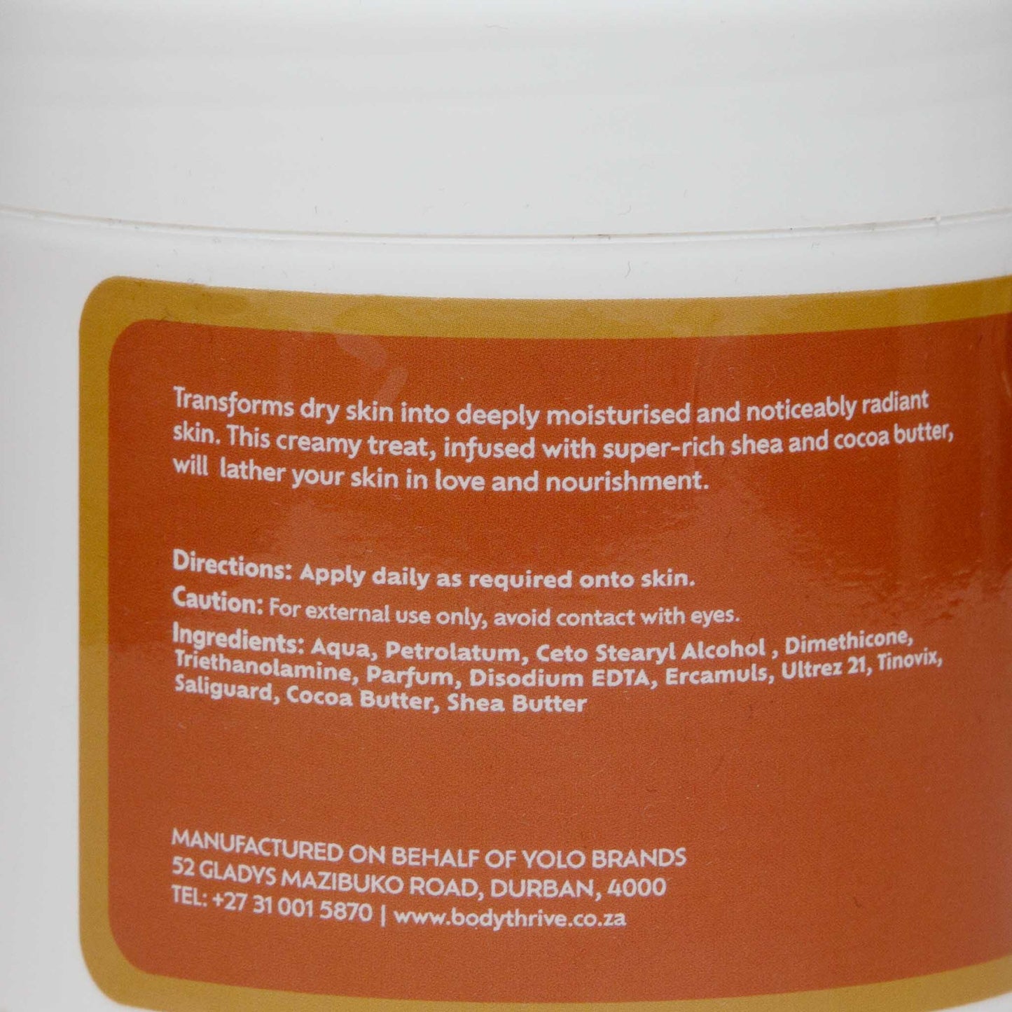 Body Thrive Glow Body Cream (500g)