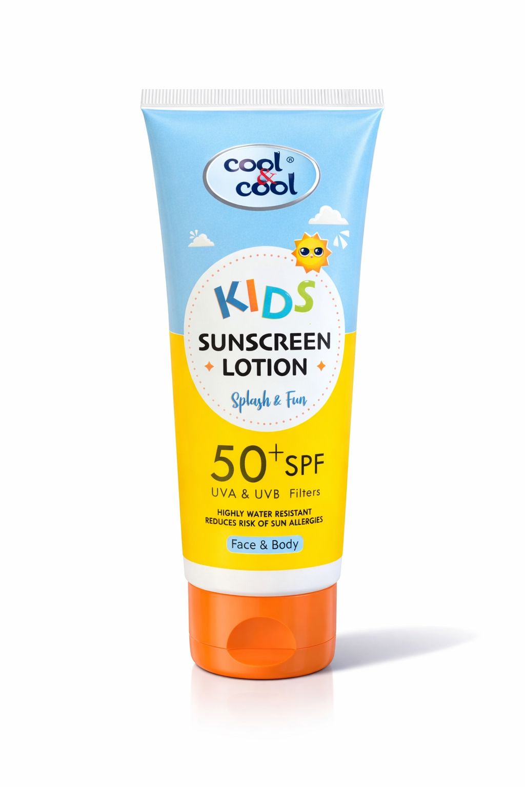 Cool&Cool KIDS Sunscreen Lotion 50ml (SPF50)