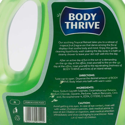 Body Thrive Tropical Retreat Bubble Bath (2L)
