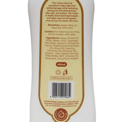 Body Thrive Tissue Oil Body Lotion – Rosehip & Vitamin E Oils (400ml)