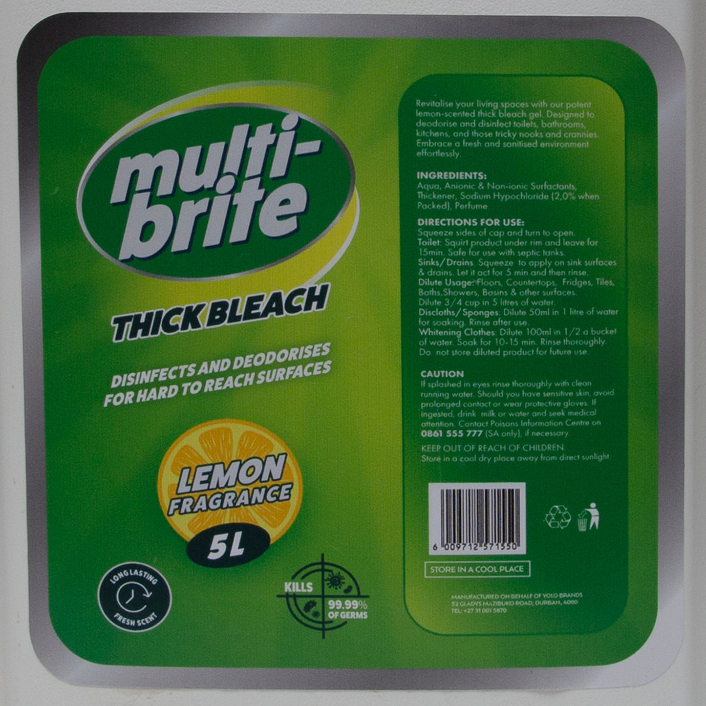 Multi-Brite Thick Bleach 5L