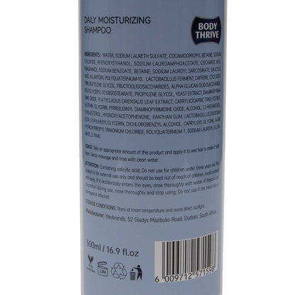 Body Thrive Daily Moisturising Shampoo (500ml)