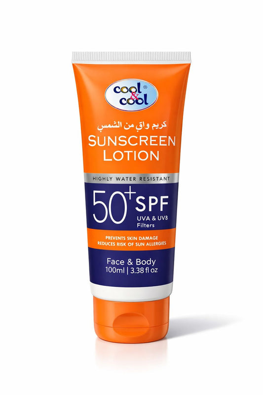 Cool&Cool Sunscreen Lotion 100ML (SPF50)
